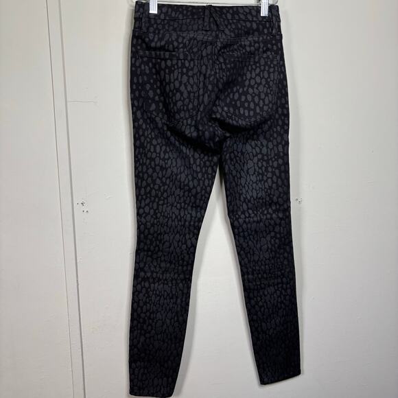 Good American Good Legs Crop Black Grey Jeans Women's Size 00/24 - Picture 2 of 7